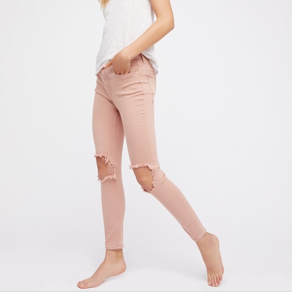 free people pink jeans